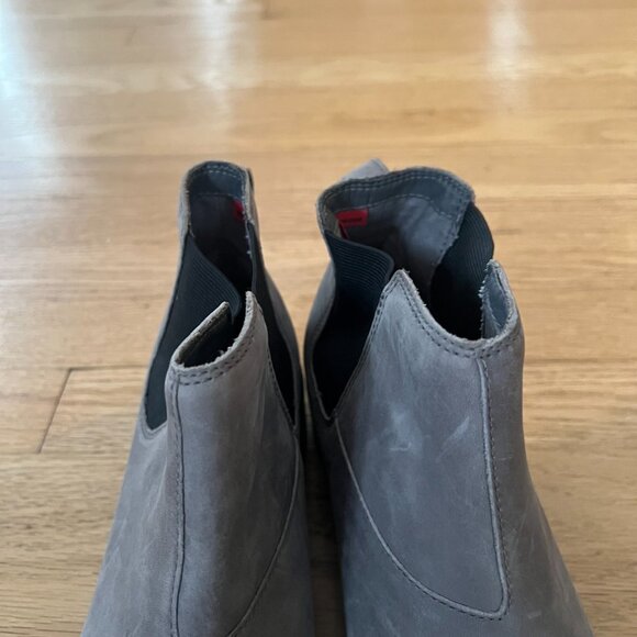 Sorel Emilie II Waterproof Leather Chelsea Boots Quarry Gray Women's Size 9.5 - Picture 7 of 13